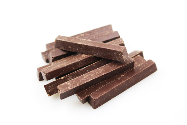 Barrettes de chocolat noir sans lécithine (7 gr) biologique